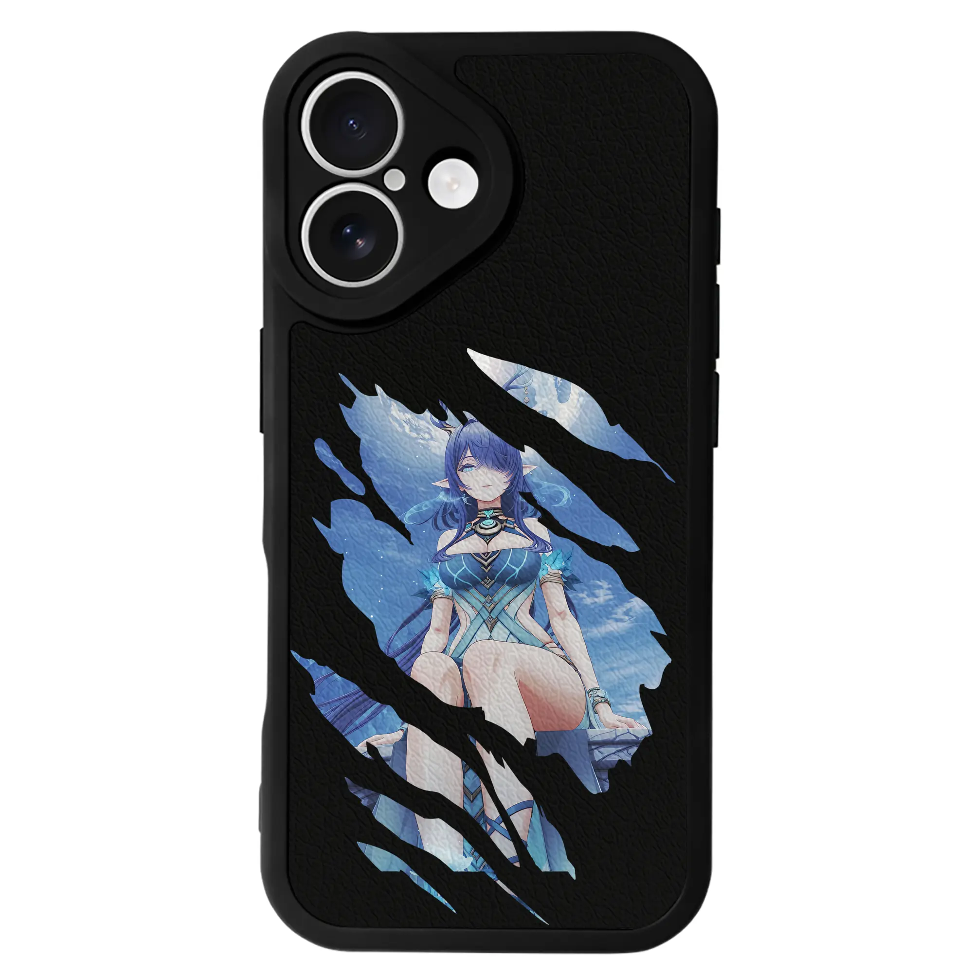 原 神 グッズ ラウマ - IPhone 16シリーズ対応 ・ シリコンスマホケース ・ レザー調 ・ 高精度フィット ・ 耐衝撃 ・ ワイヤレス充電対応 ・ 精密カット